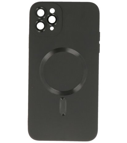 MagSafe Hoesje met Camera Beschermer voor iPhone 11 Pro Zwart
