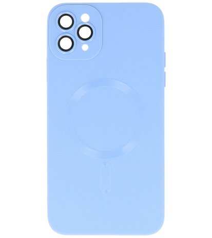 MagSafe Hoesje met Camera Beschermer voor iPhone 11 Pro Blauw