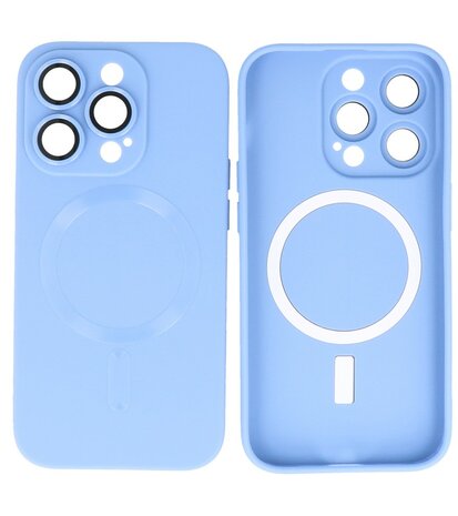 MagSafe Hoesje met Camera Beschermer voor iPhone 12 Pro Max Blauw