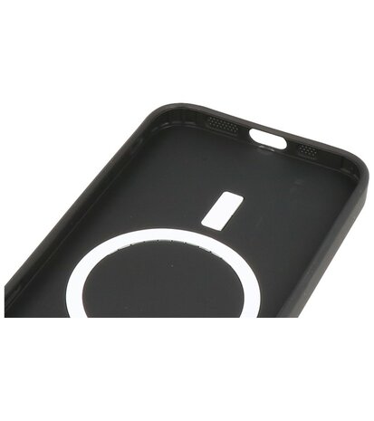 MagSafe Hoesje met Camera Beschermer voor iPhone 12 Pro Zwart