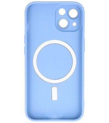 MagSafe Hoesje met Camera Beschermer voor iPhone 14 Plus Blauw