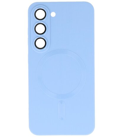 MagSafe Hoesje met Camera Beschermer voor Samsung Galaxy S23 Plus Blauw