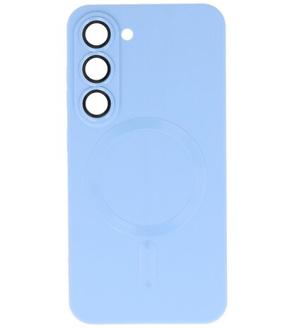 MagSafe Hoesje met Camera Beschermer voor Samsung Galaxy S23 Plus Blauw
