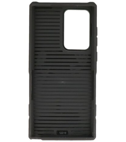Samsung Galaxy S22 Ultra MagSafe Hoesje - Shockproof Back Cover - Donker Groen