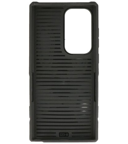 Samsung Galaxy S23 Ultra MagSafe Hoesje - Shockproof Back Cover - Zwart