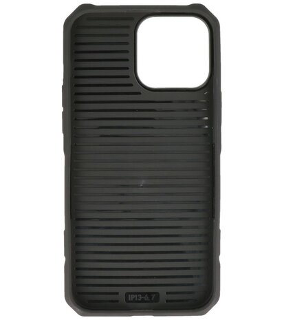 MagSafe Hoesje - Shockproof Back Cover voor de iPhone 14 Pro - Zwart