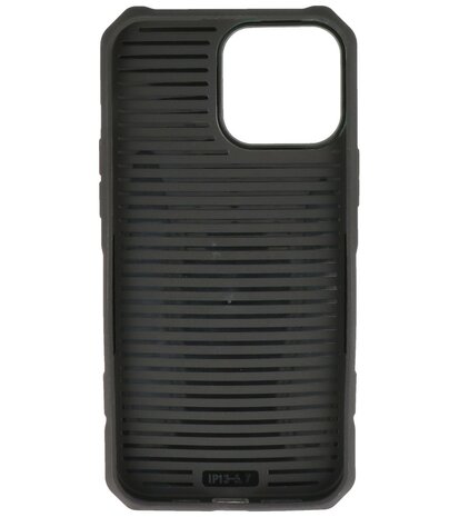 MagSafe Hoesje - Shockproof Back Cover voor de iPhone 14 Pro Max - Donker Groen