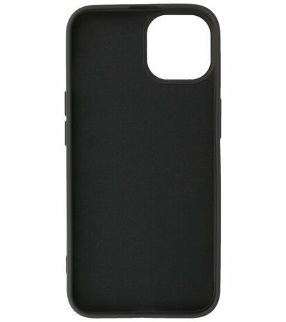 iPhone 15 Plus Hoesje - 2.0mm Dikke Fashion Telefoonhoesje Backcover - Zwart