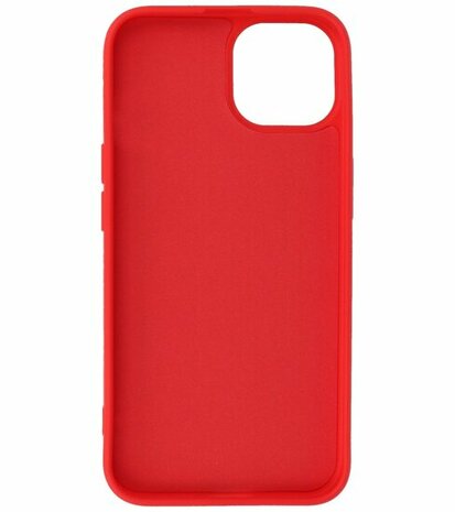 iPhone 15 Plus Hoesje - 2.0mm Dikke Fashion Telefoonhoesje Backcover - Rood