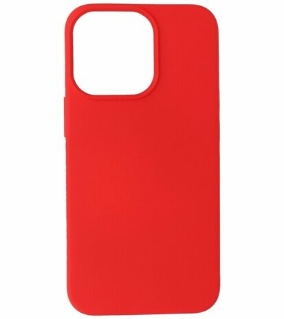 iPhone 15 Pro Max Hoesje - 2.0mm Dikke Fashion Telefoonhoesje Backcover - Rood