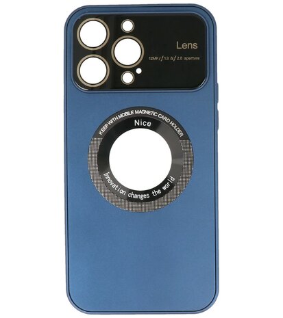 Prime Magsafe Case met Camera Beschermer voor iPhone 15 Pro Max Navy