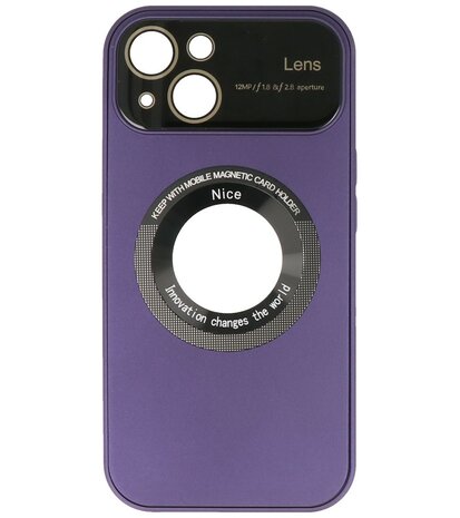 Prime Magsafe Case met Camera Beschermer voor iPhone 15 Purple