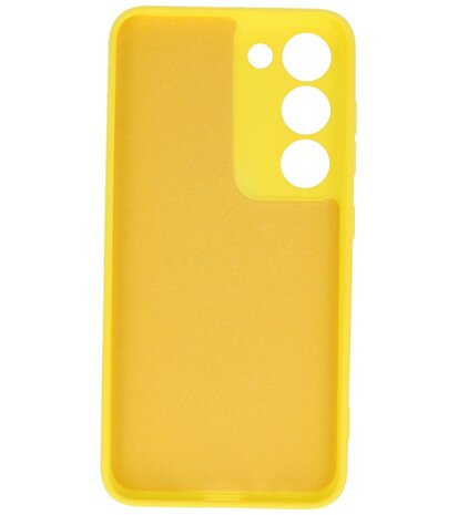 Fashion Color TPU Hoesje Samsung Galaxy S23 FE Geel