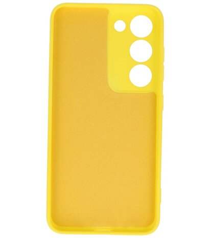 Fashion Color TPU Hoesje Samsung Galaxy S23 FE Geel