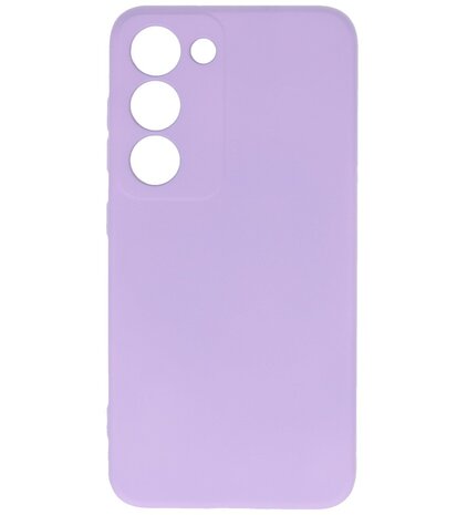 Fashion Color TPU Hoesje Samsung Galaxy S23 FE Paars