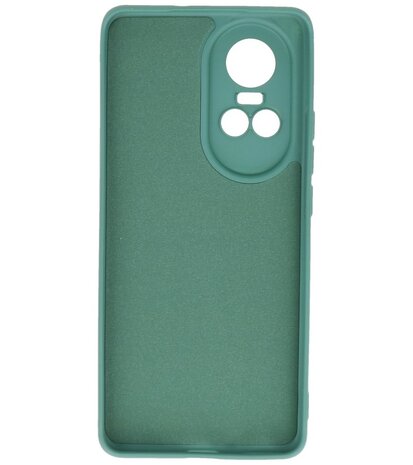 Oppo Reno 10 5G - 10 Pro 5G Hoesje Fashion Backcover Telefoonhoesje Donker Groen