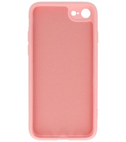 2.0mm Dikke Fashion Telefoonhoesje Backcover - Siliconen Hoesje - iPhone SE (2020) / SE (2022) - iPhone 8 - iPhone 7- Roze