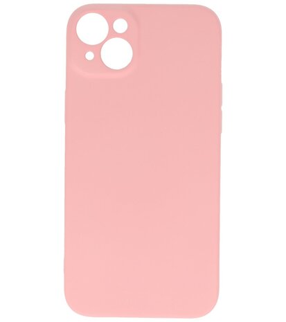 iPhone 14 Plus Hoesje - 2.0mm Dikke Fashion Telefoonhoesje Backcover - Roze