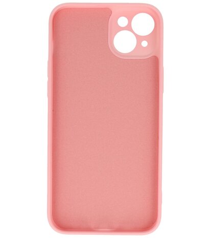 iPhone 14 Plus Hoesje - 2.0mm Dikke Fashion Telefoonhoesje Backcover - Roze