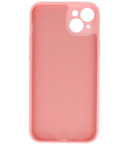 iPhone 15 Plus Hoesje - 2.0mm Dikke Fashion Telefoonhoesje Backcover - Roze