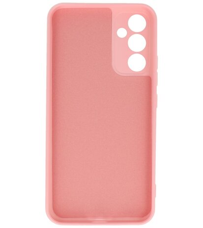 2.0mm Dikke Fashion Telefoonhoesje Siliconen Hoesje voor de Samsung Galaxy A34 5G - Roze
