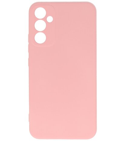 2.0mm Dikke Fashion Telefoonhoesje Siliconen Hoesje voor de Samsung Galaxy A34 5G - Roze