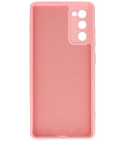 2.0mm Dikke Fashion Telefoonhoesje Backcover - Siliconen Hoesje - Samsung Galaxy S20 FE- Roze