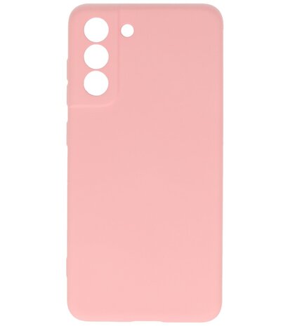 Samsung Galaxy S21 FE Hoesje - Backcover Telefoonhoesje - Roze