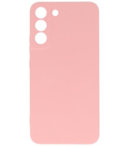 2.0mm Dikke Fashion Telefoonhoesje - Siliconen Hoesje voor Samsung Galaxy S22 Plus - Roze