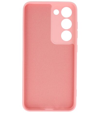 2.0mm Dikke Fashion Telefoonhoesje Siliconen Hoesje voor de Samsung Galaxy S23 - Roze