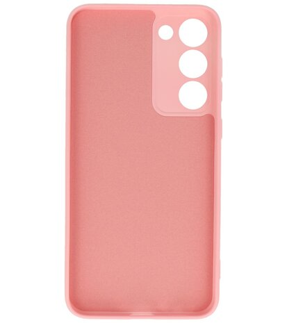 2.0mm Dikke Fashion Telefoonhoesje Siliconen Hoesje voor de Samsung Galaxy S23 Plus - Roze