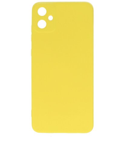 Samsung Galaxy A05 Hoesje Fashion Backcover Telefoonhoesje Geel
