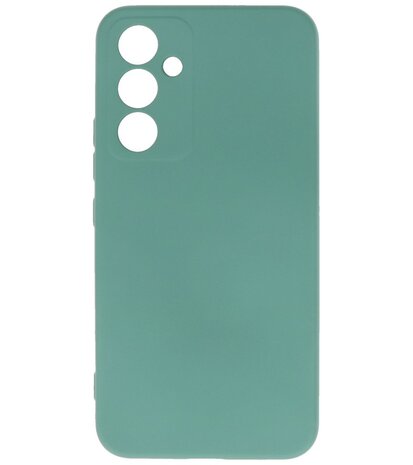 Samsung Galaxy A15 4/5G Hoesje Fashion Backcover Telefoonhoesje Donker Groen