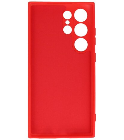 Samsung Galaxy S24 Ultra Hoesje Fashion Backcover Telefoonhoesje Rood