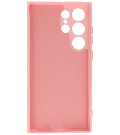 Samsung Galaxy S24 Ultra Hoesje Fashion Backcover Telefoonhoesje Roze
