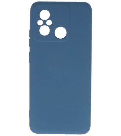 Xiaomi Redmi 12C Hoesje Fashion Backcover Telefoonhoesje Navy