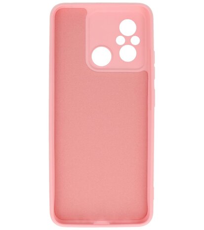 Xiaomi Redmi 12C Hoesje Fashion Backcover Telefoonhoesje Roze