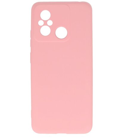 Xiaomi Redmi 12C Hoesje Fashion Backcover Telefoonhoesje Roze