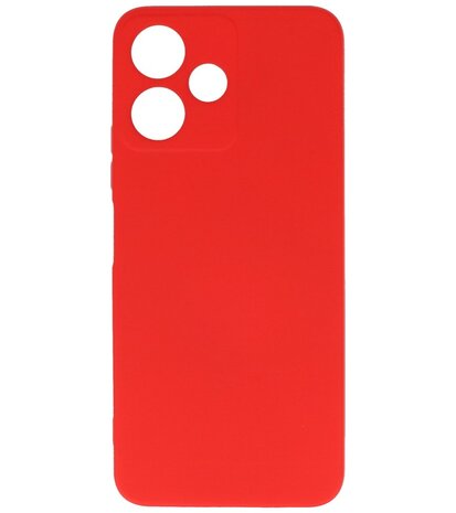 Xiaomi Redmi 12 - 12 5G Hoesje Fashion Backcover Telefoonhoesje Rood