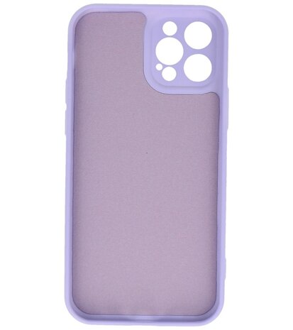 2.0mm Dikke Fashion Telefoonhoesje Backcover - Siliconen Hoesje - iPhone 12 - iPhone 12 Pro - Paars