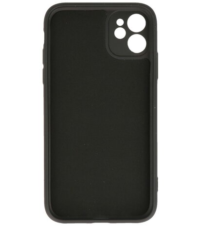 2.0mm Dikke Fashion Telefoonhoesje - Siliconen Hoesje voor iPhone 11 Pro Max - Zwart
