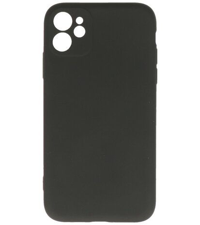 2.0mm Dikke Fashion Telefoonhoesje - Siliconen Hoesje voor iPhone 11 Pro Max - Zwart