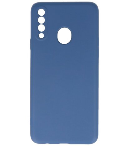 Fashion Backcover Telefoonhoesje voor Samsung Galaxy A20s - Navy