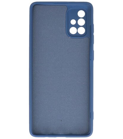 Fashion Backcover Telefoonhoesje voor Samsung Galaxy A71 - Navy