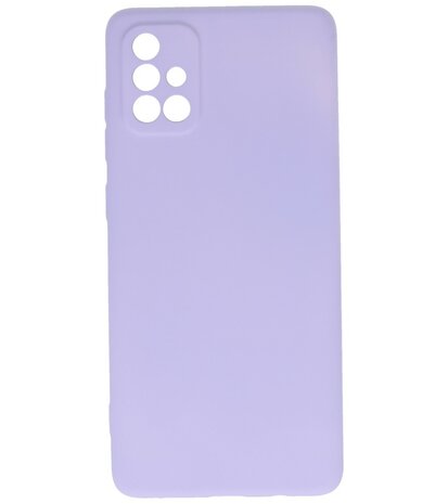 Fashion Backcover Telefoonhoesje voor Samsung Galaxy A71 - Paars