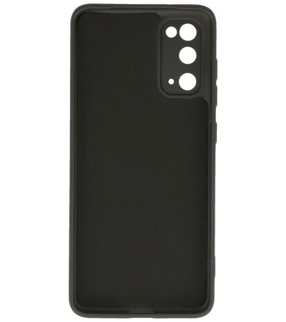 Fashion Backcover Telefoonhoesje voor Samsung Galaxy S20 - Zwart