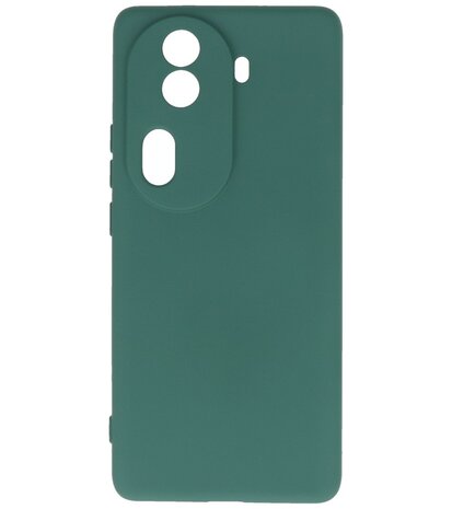 OPPO Reno 11 Pro Hoesje Fashion Backcover Telefoonhoesje Donker Groen