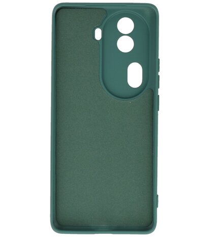 OPPO Reno 11 Pro Hoesje Fashion Backcover Telefoonhoesje Donker Groen