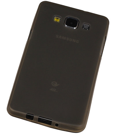 Samsung Galaxy A5 TPU Hoesje Transparant Grijs – Back Case Bumper Hoes Cover