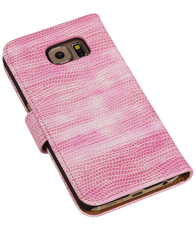 Samsung Galaxy S6 Hoesje mini Slang - Roze